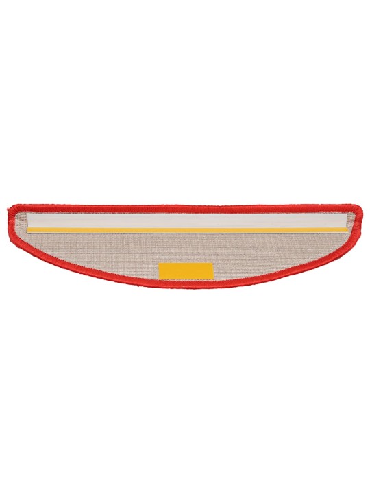Rohože na schody 30 ks červená 56x17x3 cm