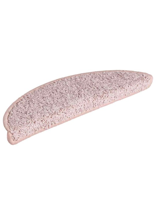 Rohože na schody 30 ks světle růžové 56x17x3 cm