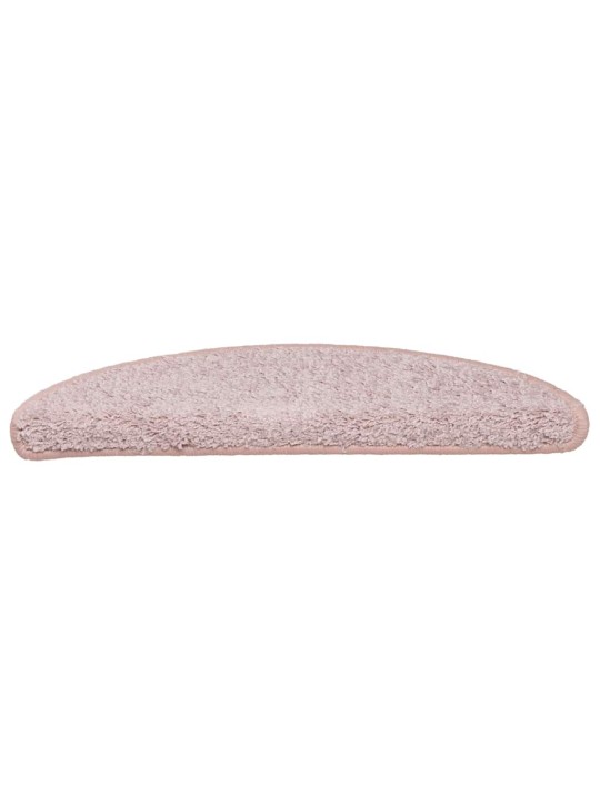 Rohože na schody 30 ks světle růžové 56x17x3 cm