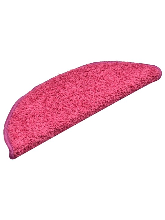 Rohože na schody 30 ks růžové 56x17x3 cm