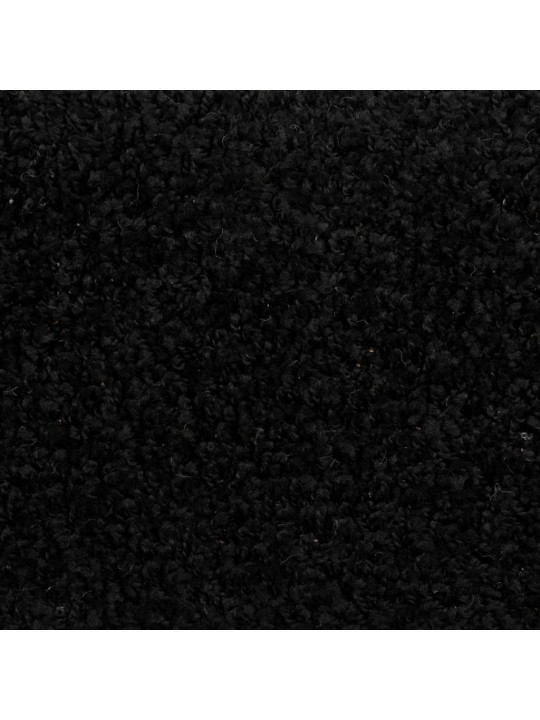Rohože na schody 30 ks černé 65x21x4 cm