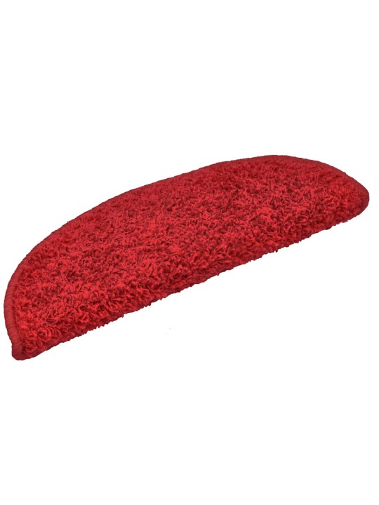Rohože na schody 30 ks červená 65x21x4 cm