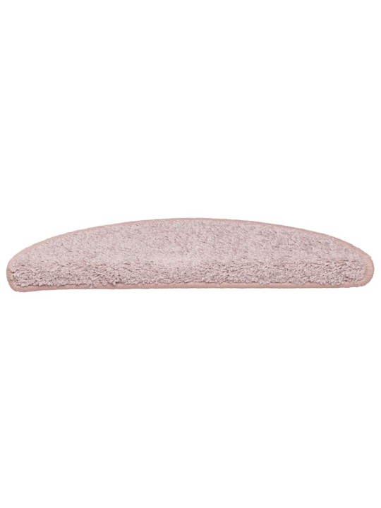 Rohože na schody 30 ks světle růžové 65x21x4 cm
