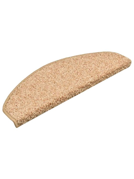 Rohože na schody 30 ks zlatá 65x21x4 cm