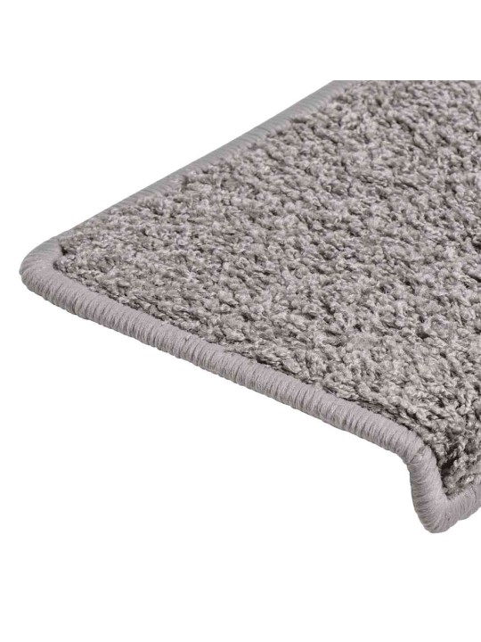 Rohože na schody 30 ks 65x21x4 cm šedá