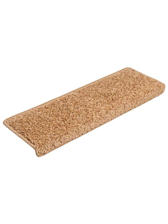 Rohože na schody 30 ks 65x21x4 cm béžová