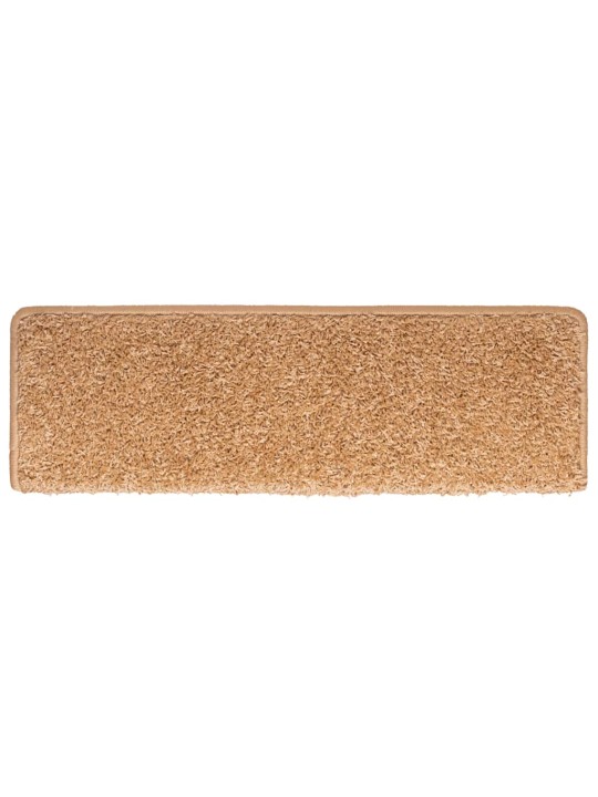 Rohože na schody 30 ks 65x21x4 cm béžová