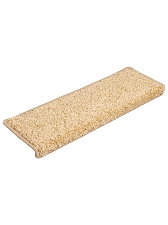 Rohože na schody 30 ks 65x21x4 cm hnědé