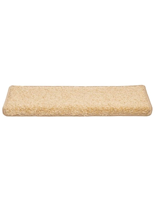 Rohože na schody 30 ks 65x21x4 cm hnědé