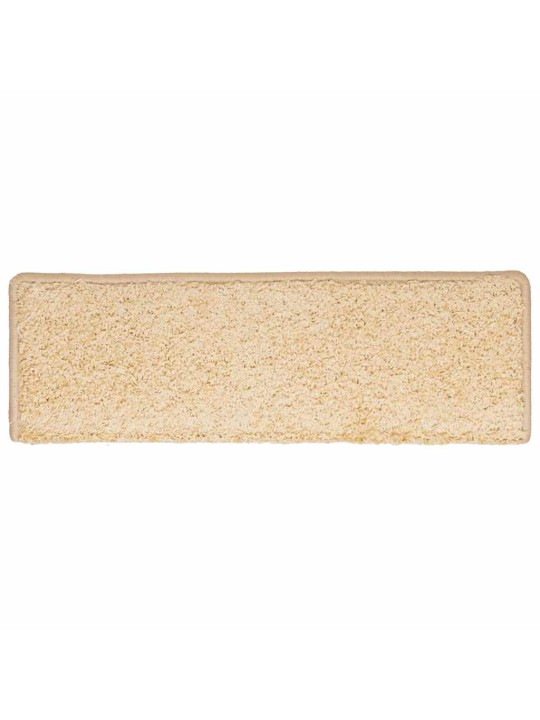 Rohože na schody 30 ks 65x21x4 cm hnědé