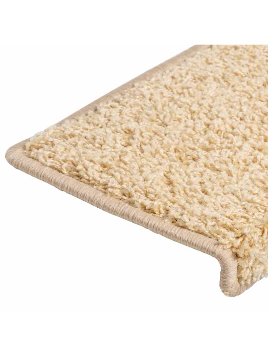 Rohože na schody 30 ks 65x21x4 cm hnědé