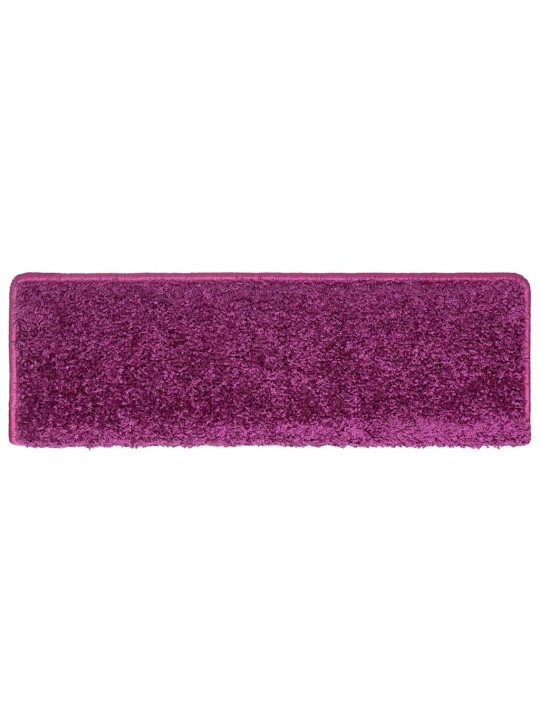 Rohože na schody 30 ks 65x21x4 cm fialová