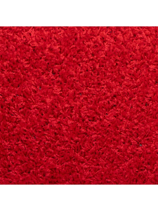 Rohože na schody 30 ks 65x21x4 cm červená