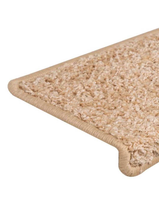 Rohože na schody 30 ks 65x21x4 cm zlatá