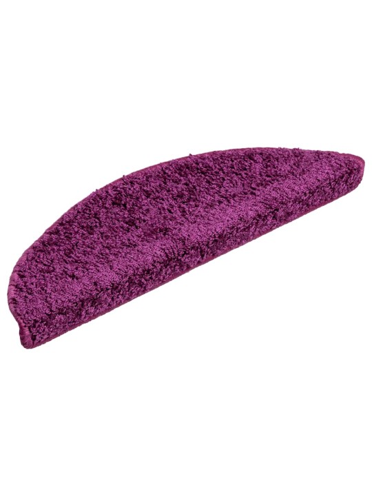 Rohože na schody 20 ks fialová 56x17x3 cm