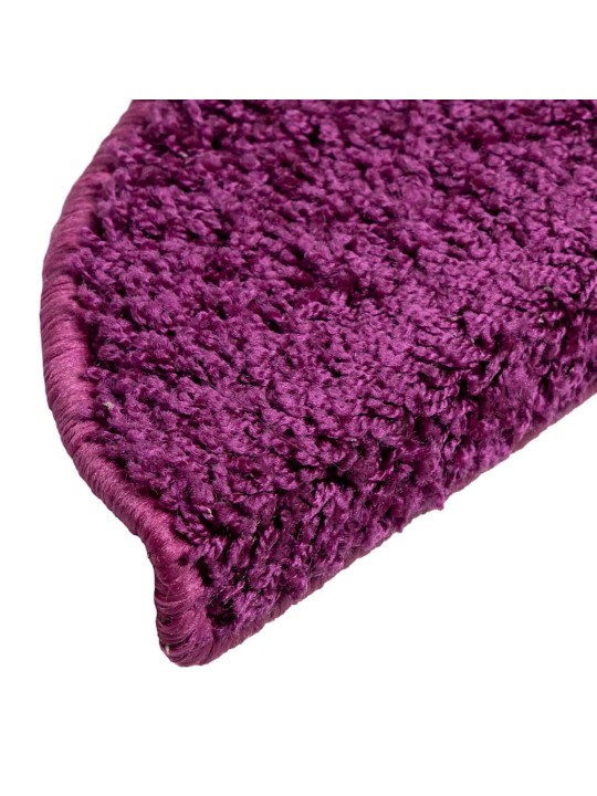 Rohože na schody 20 ks fialová 56x17x3 cm