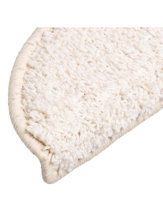 Rohože na schody 20 ks bílá 56x17x3 cm
