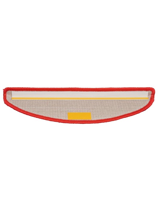Rohože na schody 20 ks červená 56x17x3 cm
