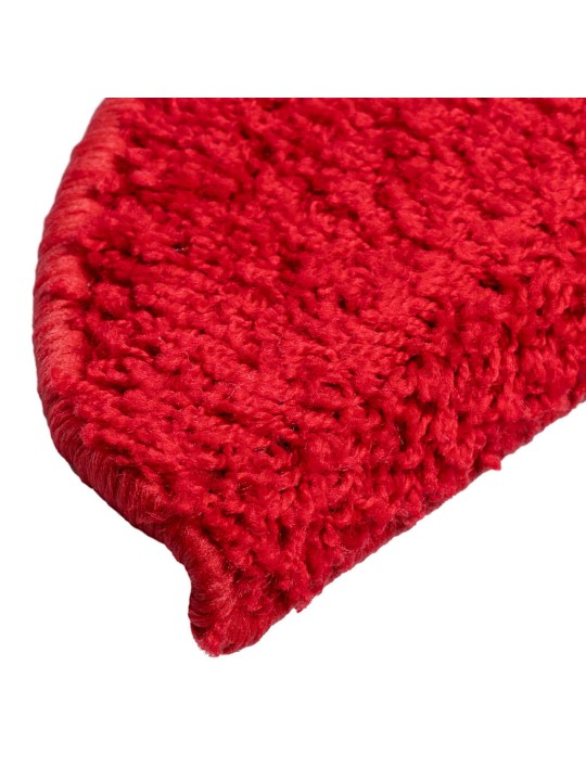 Rohože na schody 20 ks červená 56x17x3 cm