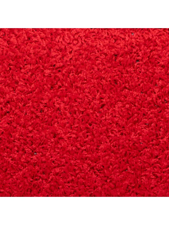 Rohože na schody 20 ks 65x21x4 cm červená