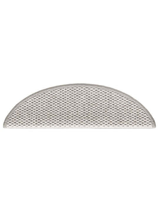 Samolepící nášlapy na schody vzhled sisal 30ks 56x17x3cm béžové