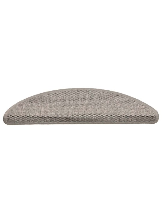 Samolepící nášlapy na schody vzhled sisal 30 ks 56x17x3 cm