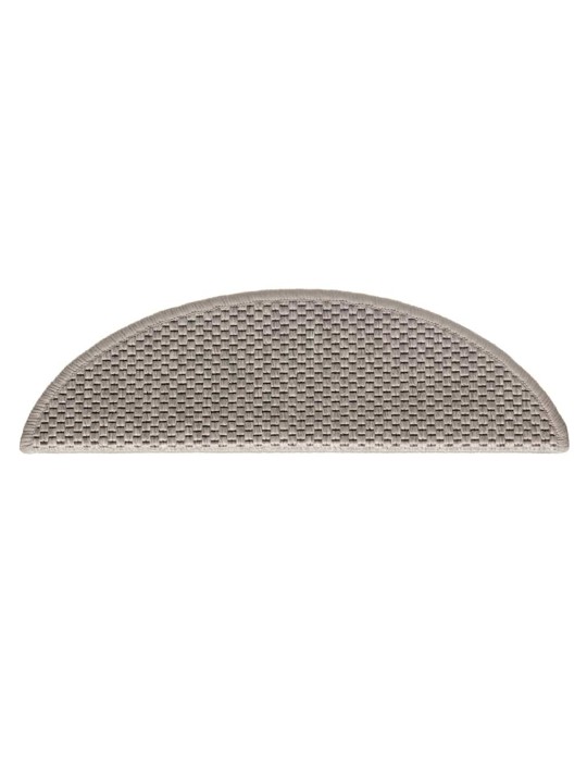 Samolepící nášlapy na schody vzhled sisal 30 ks 56x17x3 cm