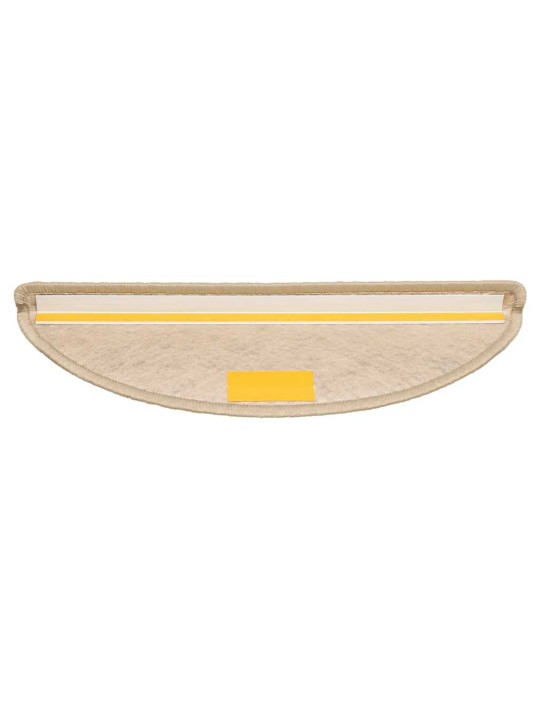 Samolepicí rohože na schody sisal-look 30 ks 56x17x3 cm písek