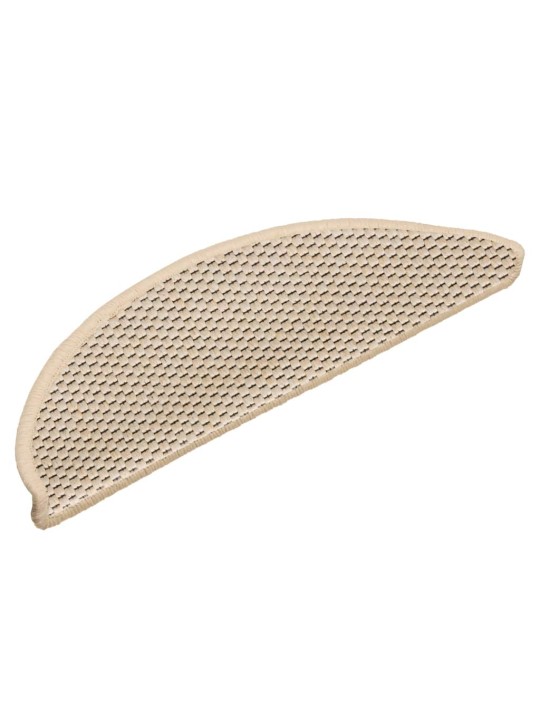 Samolepicí rohože na schody sisal-look 30 ks 56x17x3 cm berber