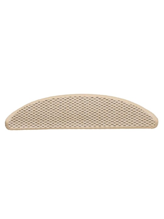 Samolepicí rohože na schody sisal-look 30 ks 56x17x3 cm berber