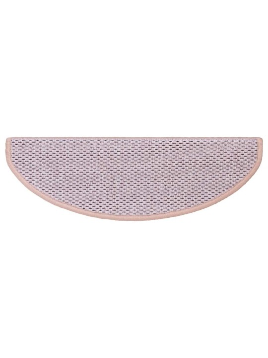 Samolepicí rohože na schody sisal-look 30 ks 65x21x4 cm růžová
