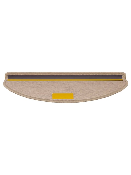 Samolepicí rohože na schody sisal-look 30 ks 65x21x4 cm písek