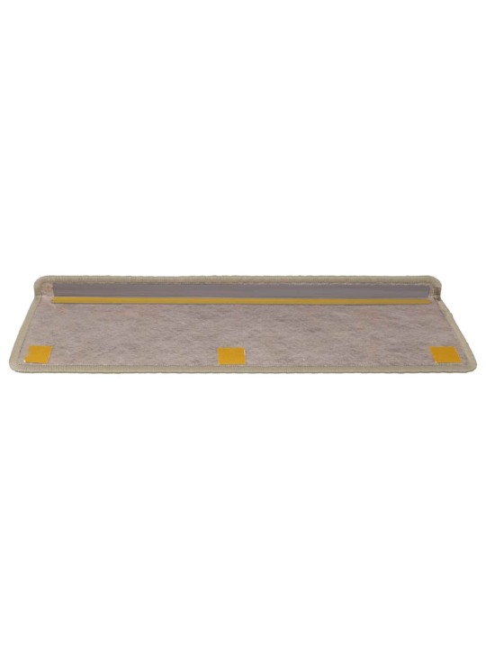 Samolepicí rohože na schody sisal-look 30 ks 65x21x4 cm písek