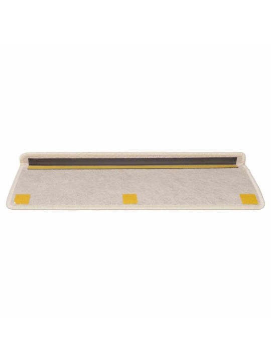 Samolepicí rohože na schody sisal-look 30 ks 65x21x4 cm cream