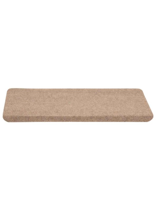 Samolepicí podložky na schody 30 ks béžová 65x24,5x3,5 cm