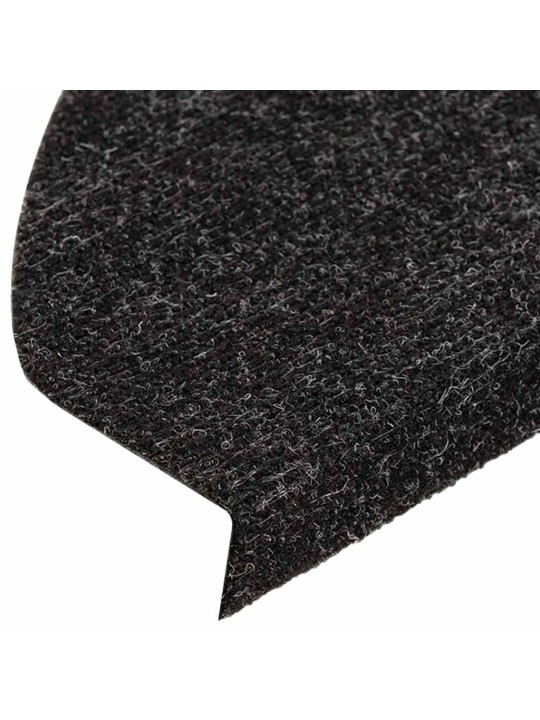 Samolepicí rohože na schody 30 ks antracit 65x22,5x3,5 cm