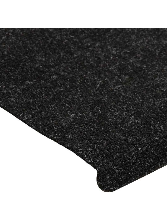 Samolepicí rohože na schody 30 ks antracit 65x24,5x3,5 cm