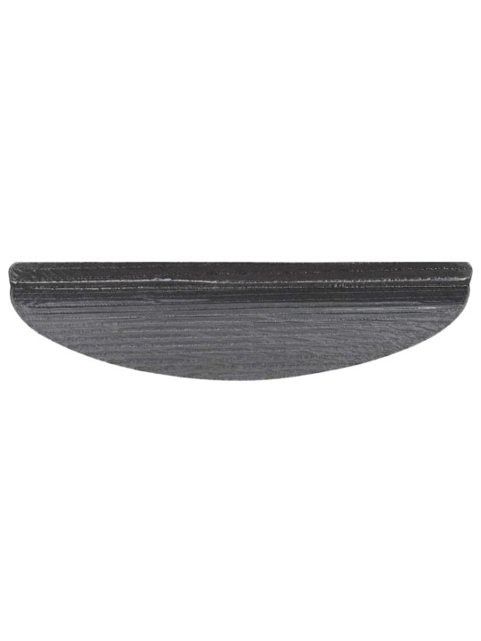 Samolepicí podložky na schody 30 ks černé 65x22,5x3,5 cm