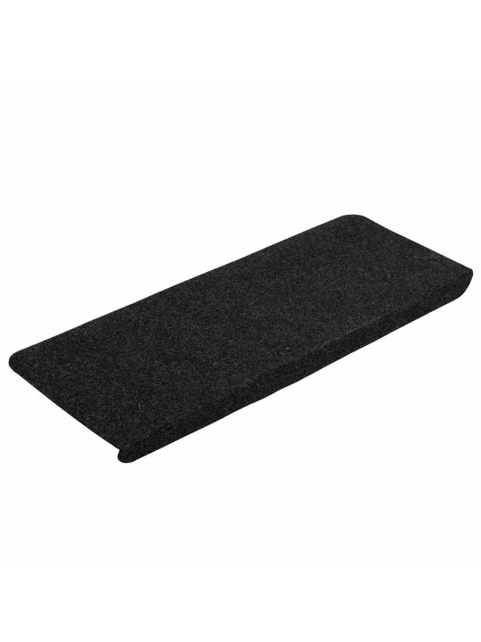 Samolepicí podložky na schody 30 ks černé 65x24,5x3,5 cm