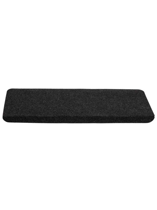 Samolepicí podložky na schody 30 ks černé 65x24,5x3,5 cm