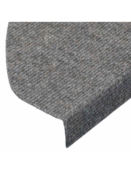 Samolepicí podložky na schody 30 ks šedé 65x22,5x3,5 cm