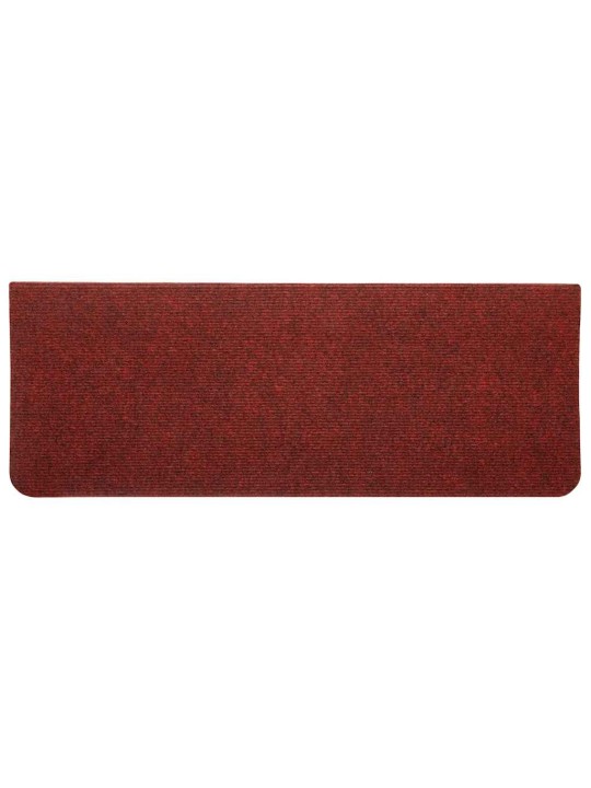 Samolepicí podložky na schody 30 ks červená 65x24,5x3,5 cm