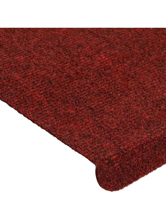 Samolepicí podložky na schody 30 ks červená 65x24,5x3,5 cm