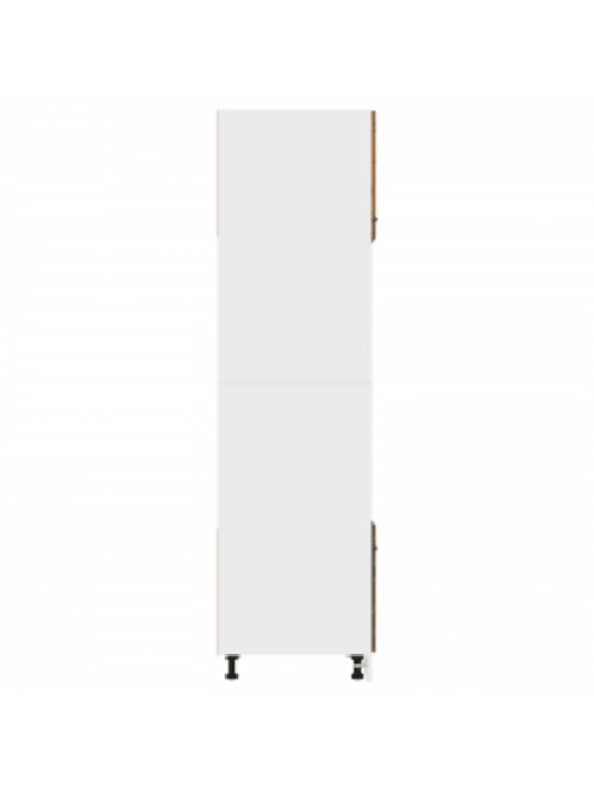 Skříňka na mikrovlnku kouřový dub 60x57x207 cm kompozitní dřevo