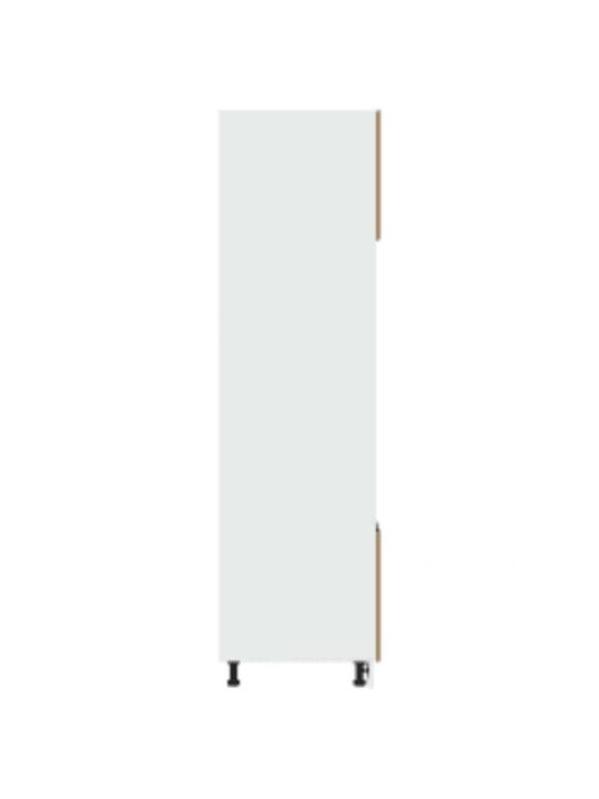 Skříňka na mikrovlnku dub artisan 60x57x207 cm kompozitní dřevo
