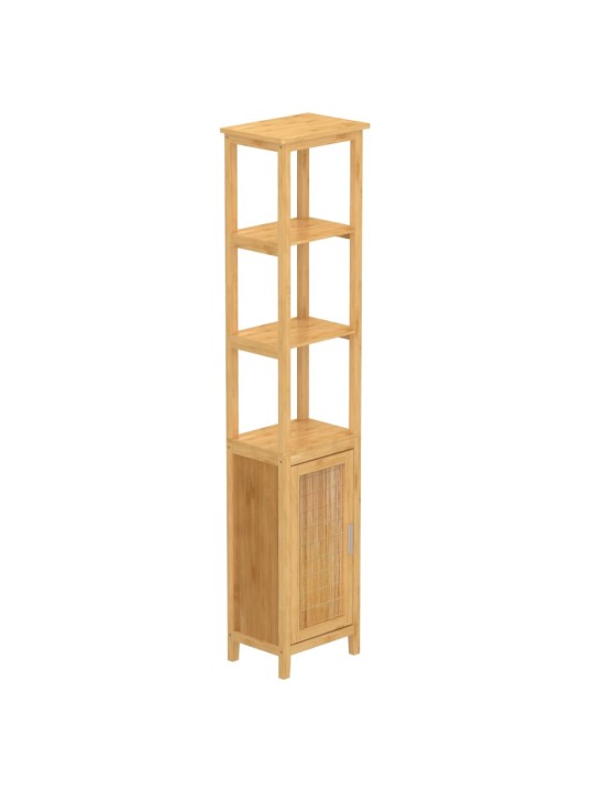 Eisl vysoký regál se 3 přihrádkami bambus 40 x 30 x 190 cm