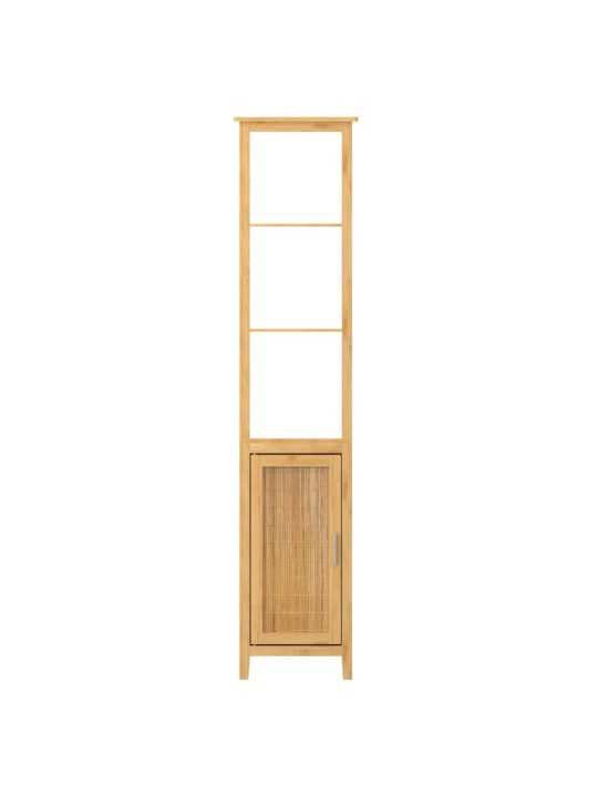 Eisl vysoký regál se 3 přihrádkami bambus 40 x 30 x 190 cm