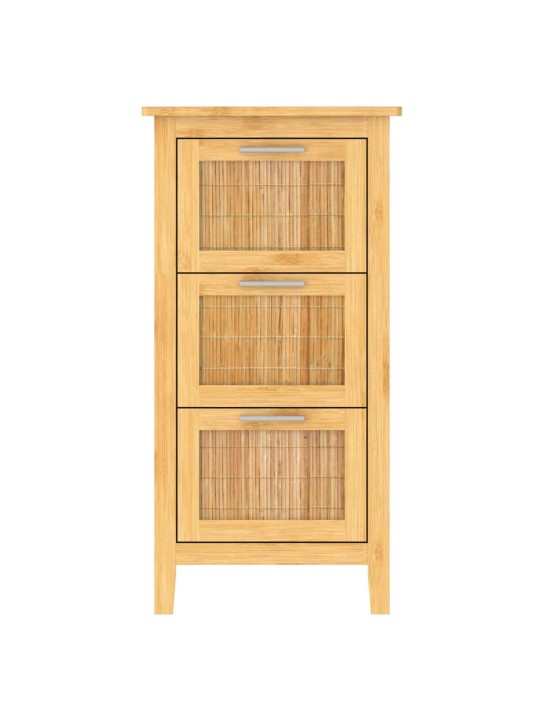 Eisl koupelnová skříňka se 3 zásuvkami bambus 30 x 42 x 82 cm