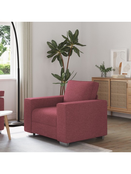 Křeslo vínové 59 cm, textil