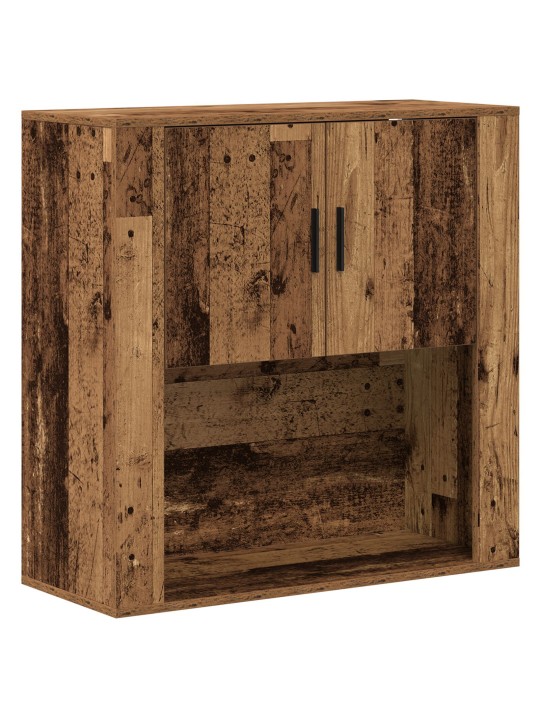 Nástěnný kabinet staré dřevo 80x33x80 cm